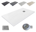 Plato de Ducha de Resina Atlantic  - Blanco Ral 9003